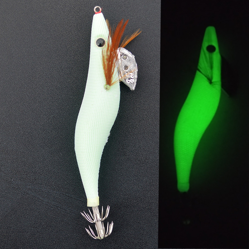 Fishing Hook Size - 1PCS 빛나는 오징어 지그 문어 오징어