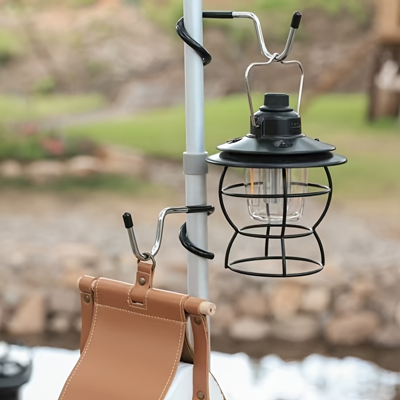 스테인레스 스틸 라이트 스탠드 홀더 휴대용 텐트 폴 램 - Fishing Hook Stainless Steel 리뷰 및 가격