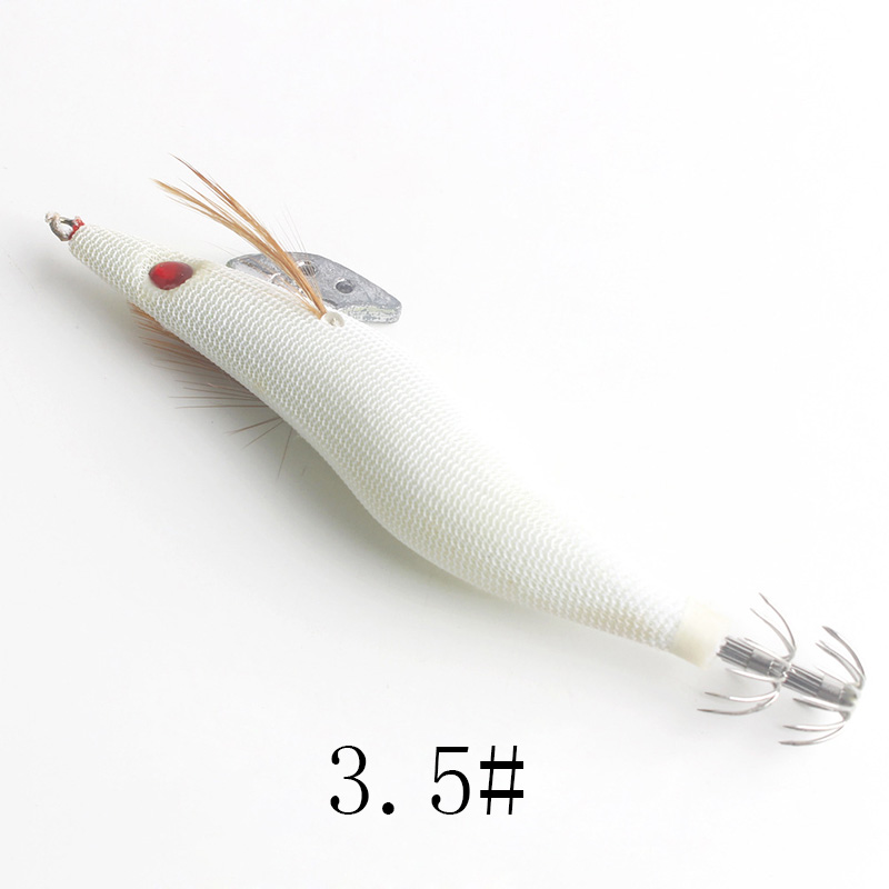 1PCS 빛나는 오징어 지그 문어 오징어 지그 후크와  - Fishing Hook Size 리뷰 및 가격