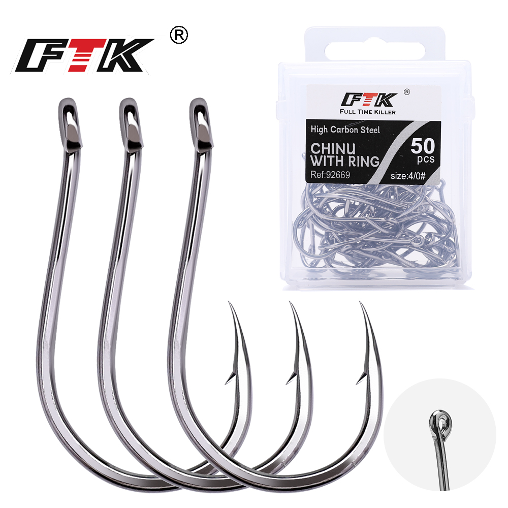 FTK CHINU 링형 미늘가 있는 낚시바늘 1/0 # - Fishing Hook Barbless 리뷰 및 가격