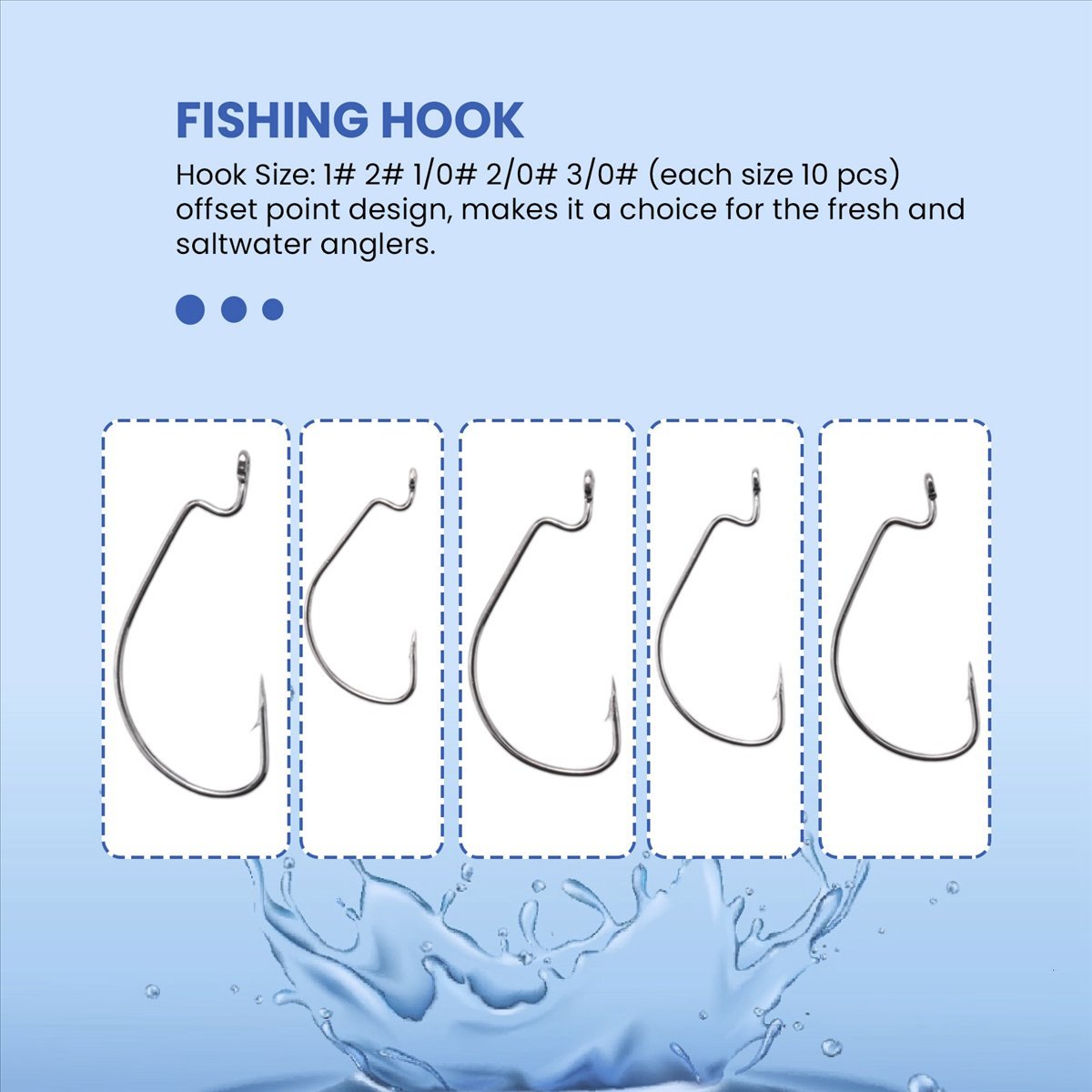 AD45 51개입 낚시 바늘 고탄소강 웜 센코 미끼 지 - Fishing Hook Box 리뷰 및 가격